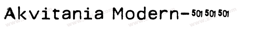 Akvitania Modern字体转换